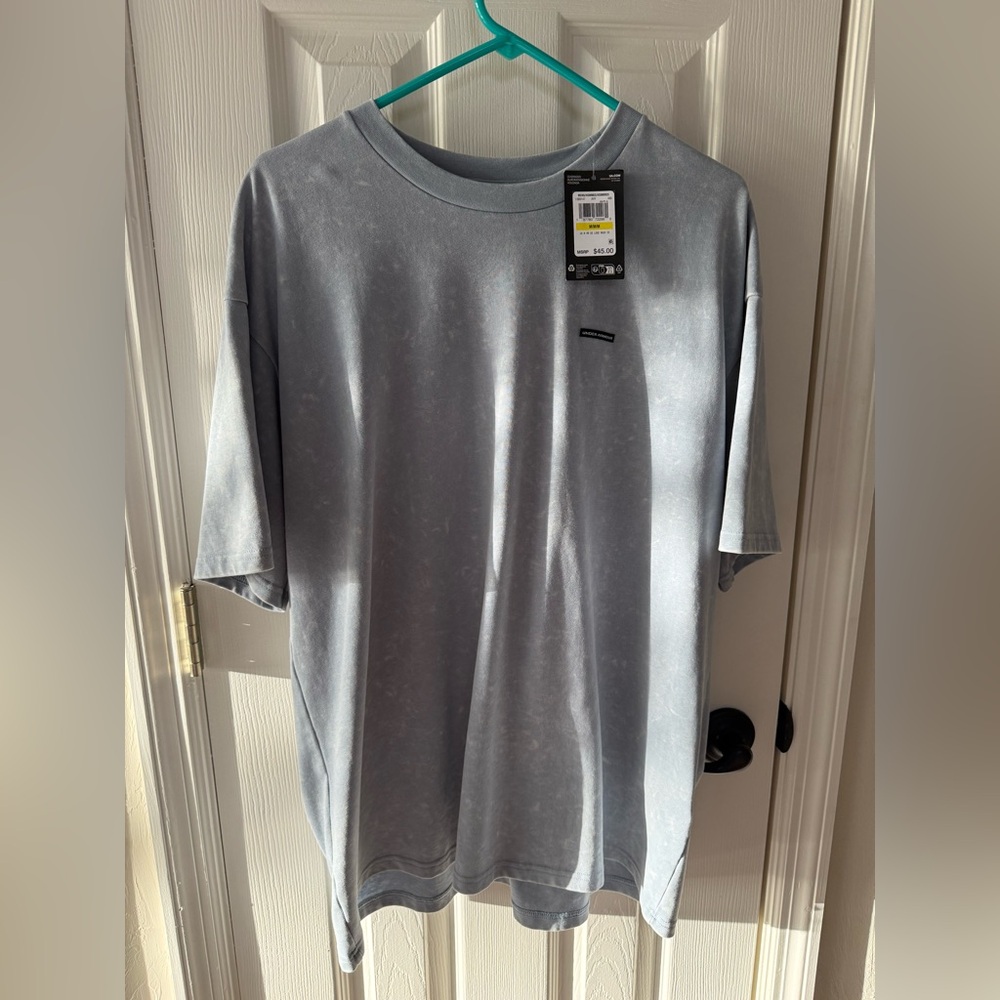 Under Armour Men’s Heavyweight Oversized Logo Wash T Shirt M